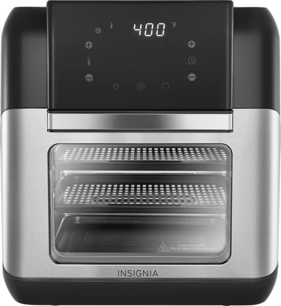Insignia™ - 10 Qt. Digital Air Fryer Oven - Stainless Steel $55