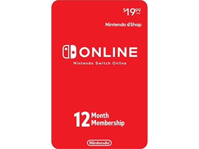 Nintendo Switch Online Individual - 12 Month Membership (Email Delivery) $18.59 at Newegg