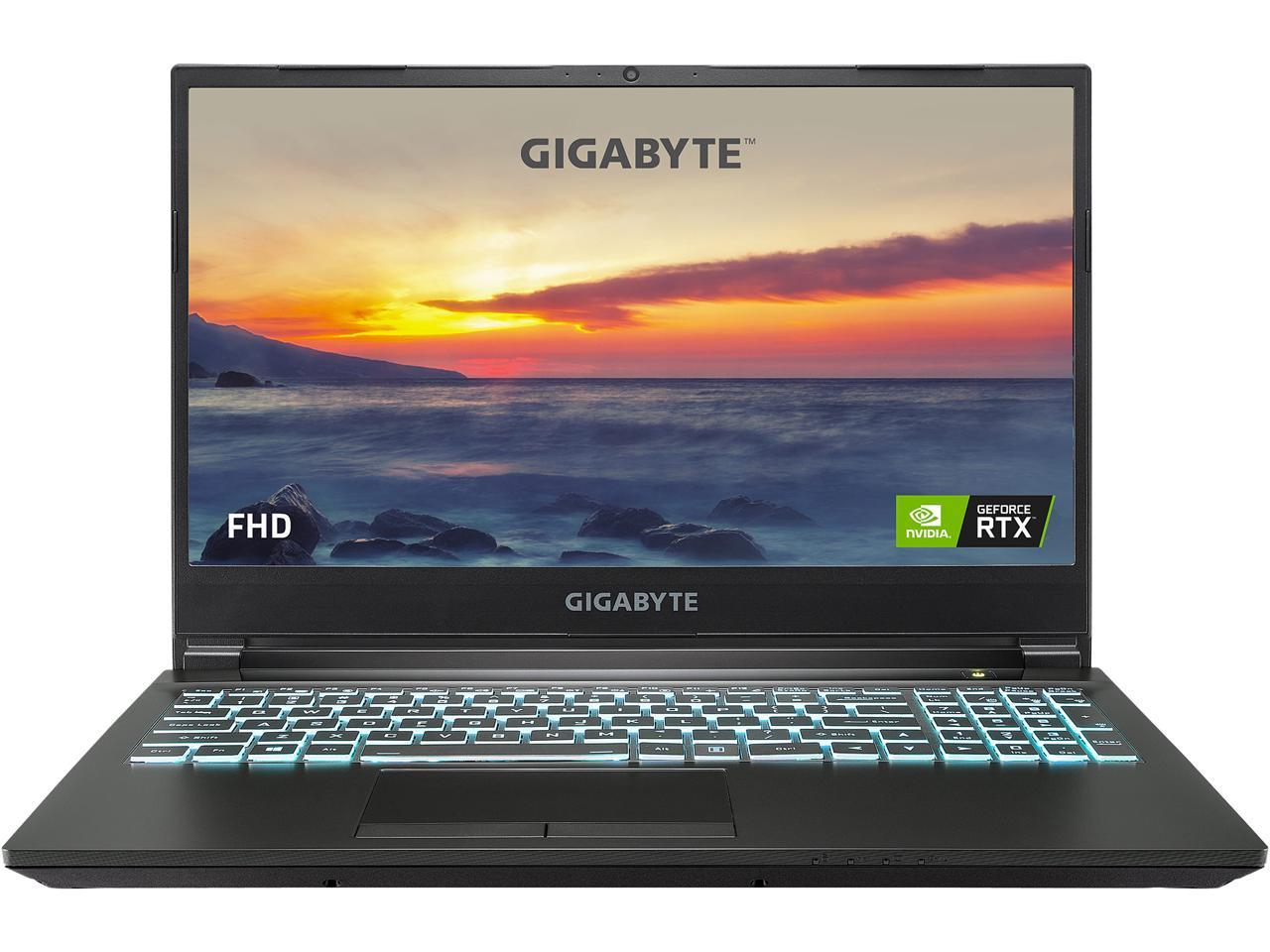 GIGABYTE G5 MD-51US123SH Gaming Laptop: 15.6" FHD 144Hz IPS, i5-11400H, RTX 3050Ti, 16GB RAM, 512GB SSD (AR) $849