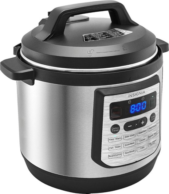Insignia™ 8qt Digital Multi Cooker - Stainless Steel $40