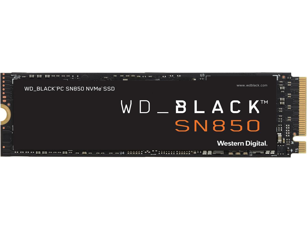 2TB Western Digital WD BLACK SN850 NVMe Gen 4 SSD $265