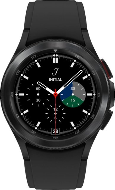Samsung - Galaxy Watch4 Classic Stainless Steel Smartwatch 42mm BT - Black $290