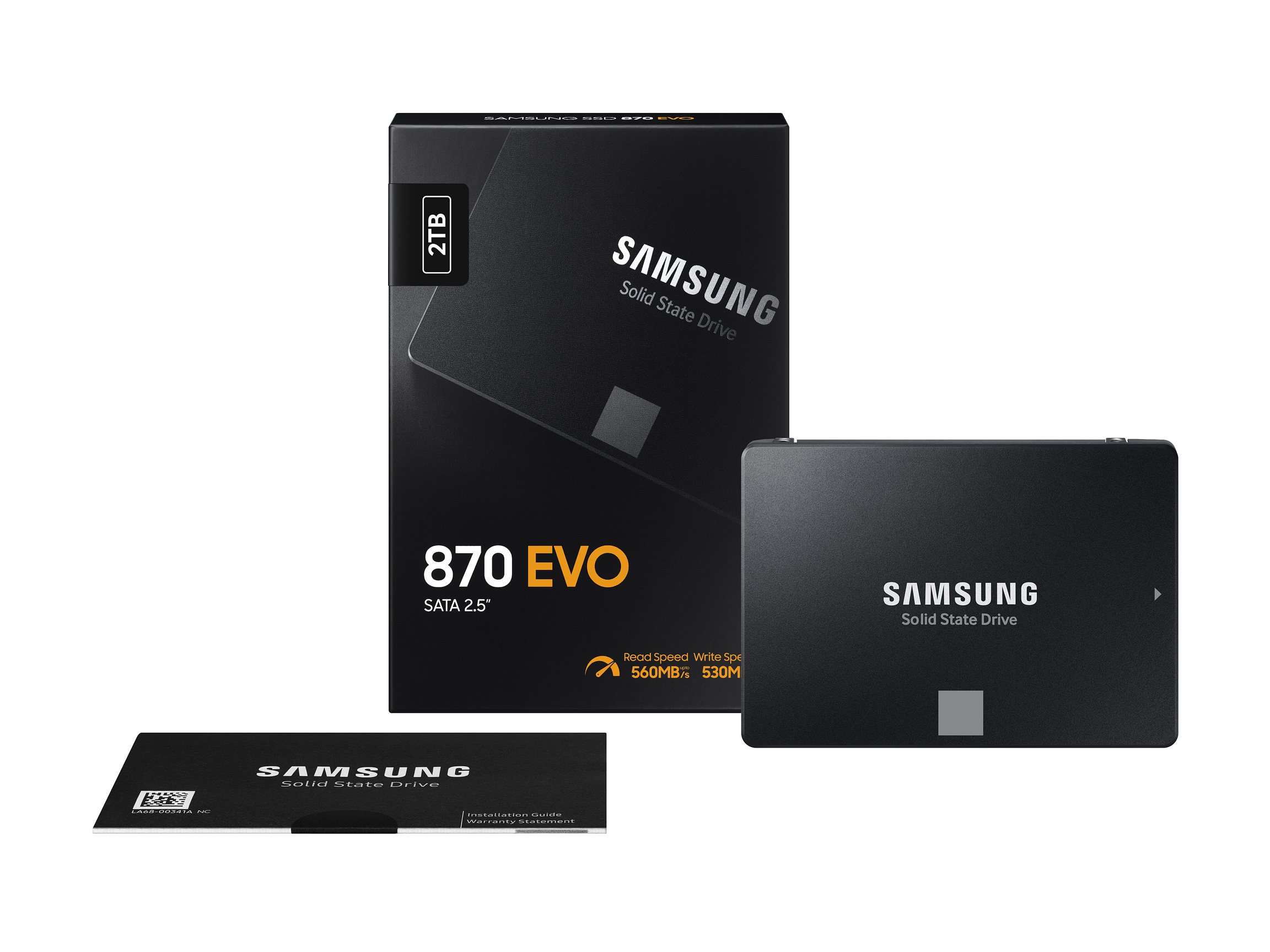 2TB Samsung 870 EVO 2.5" SSD $184 @Newegg