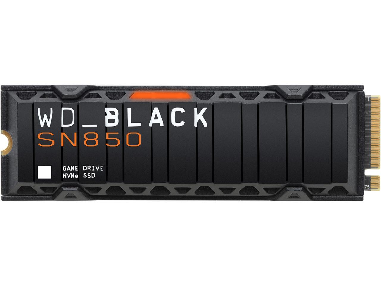1TB WD Black SN850 NVMe Gen4 SSD (w/Heatsink) $145