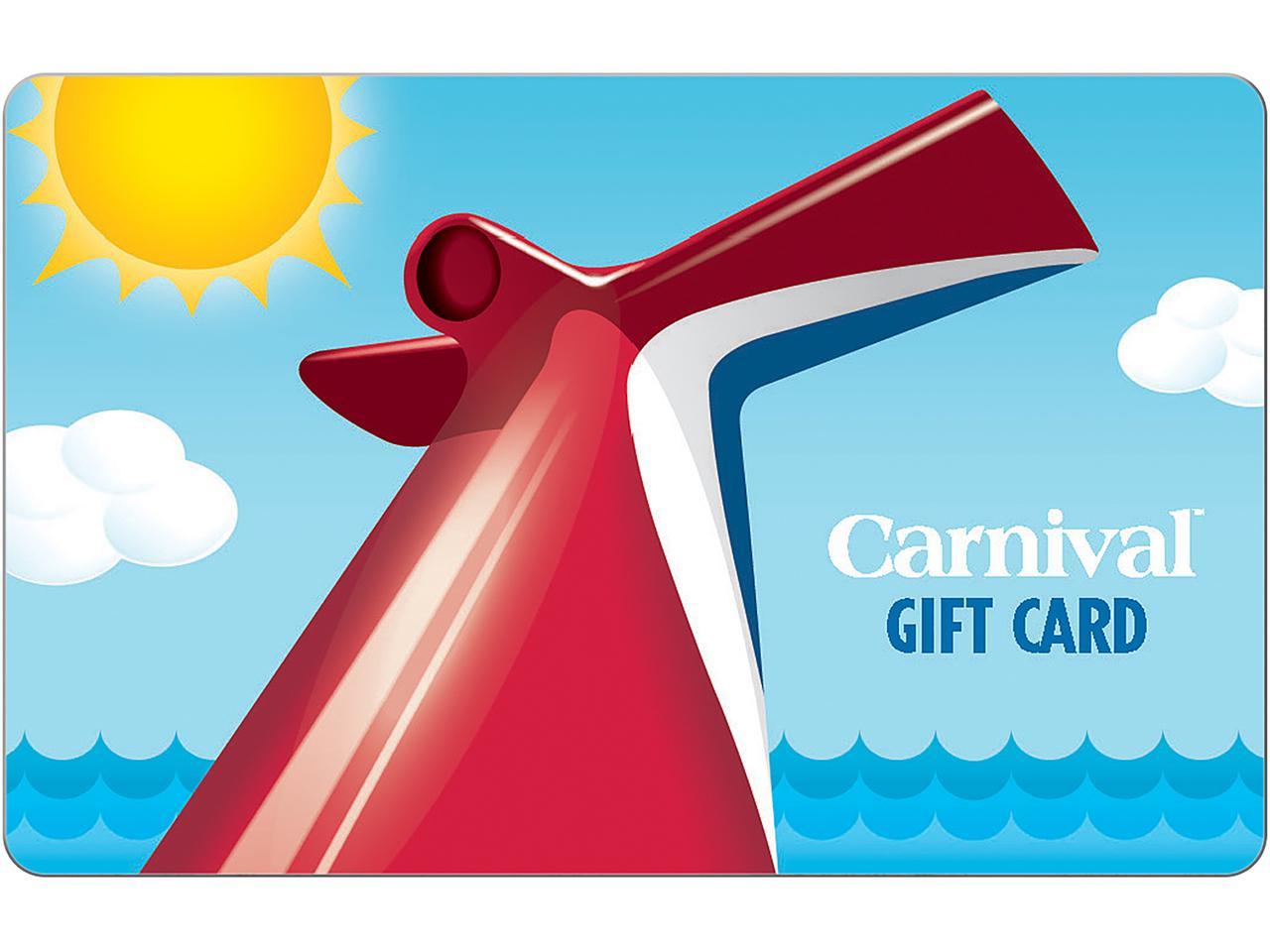Carnival Cruise $ 200 Gift Card (Email Delivery) $180