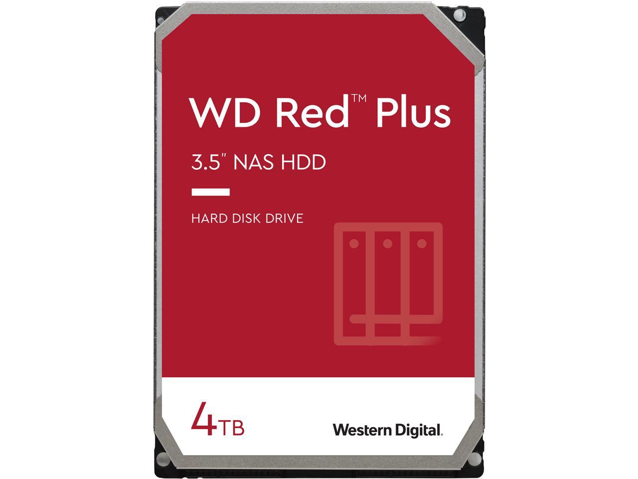 4TB WD Red Plus NAS Hard Disk Drive $70