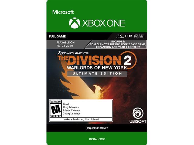 Tom Clancy's The Division 2: Warlords of New York Ultimate (Xbox One Digital) $14.39