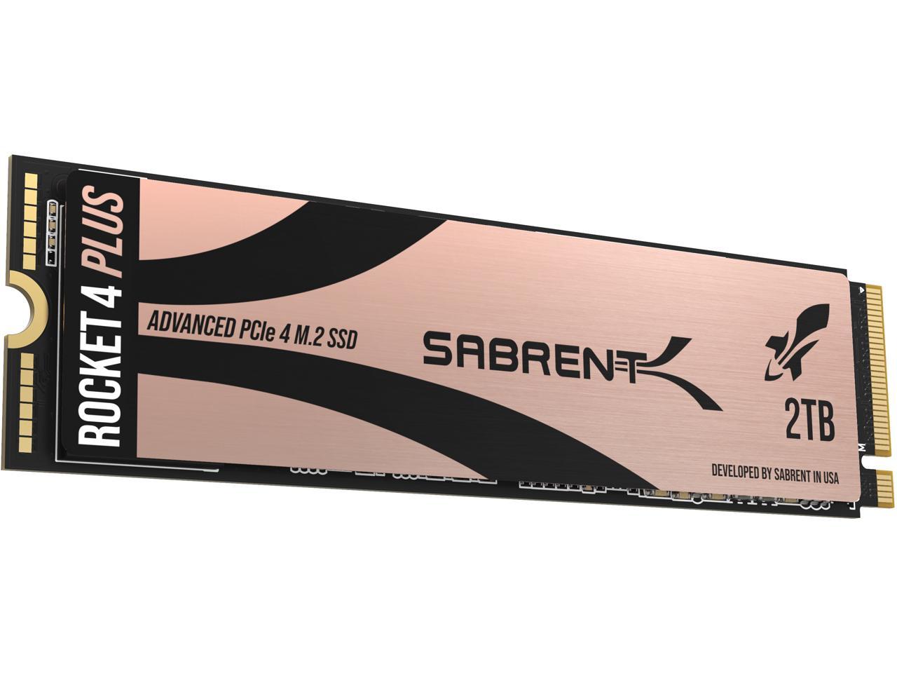 2TB Sabrent Rocket 4 Plus NVMe 4.0 SSD $255