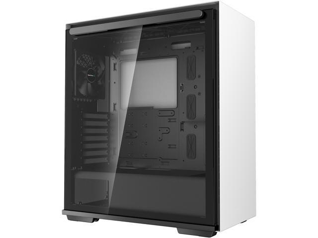 DEEPCOOL MACUBE 310 Full-size Magnetic Tempered Glass Mid Tower Case w/Built-in Fan Hub (White) +FS $37