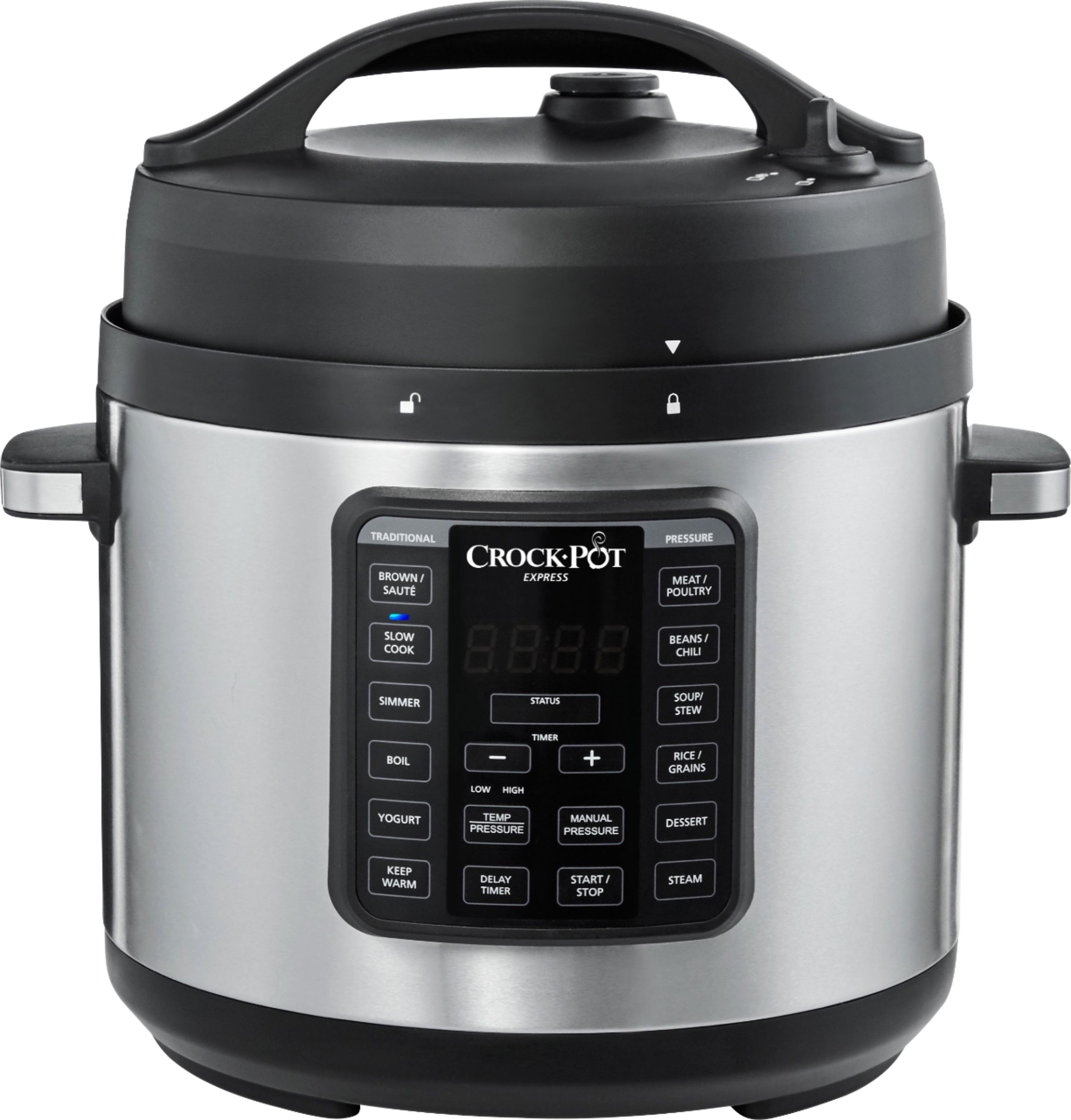 6-Qt Crock-Pot Express Easy Release Multi-Cooker (Stainless Steel) $35