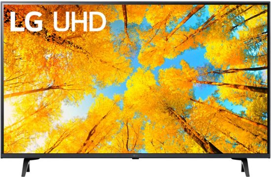 LG - 43” Class UQ75 Series LED 4K UHD Smart webOS TV $280