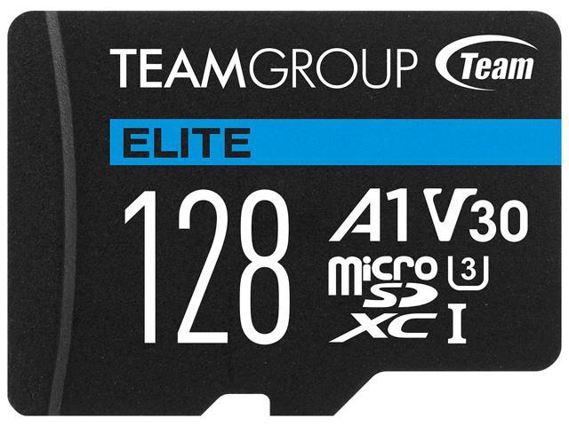 128GB Team Group Elite U3 V30 microSD XC Memory Card (2-Pack / $18)  single $9.5