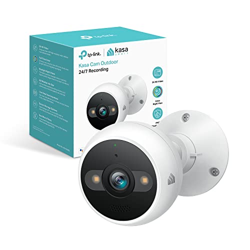 Kasa KC420WS 4MP 2K Security Camera Outdoor Wired, IP65, Starlight Sensor, 2-Way Audio w/Siren $50