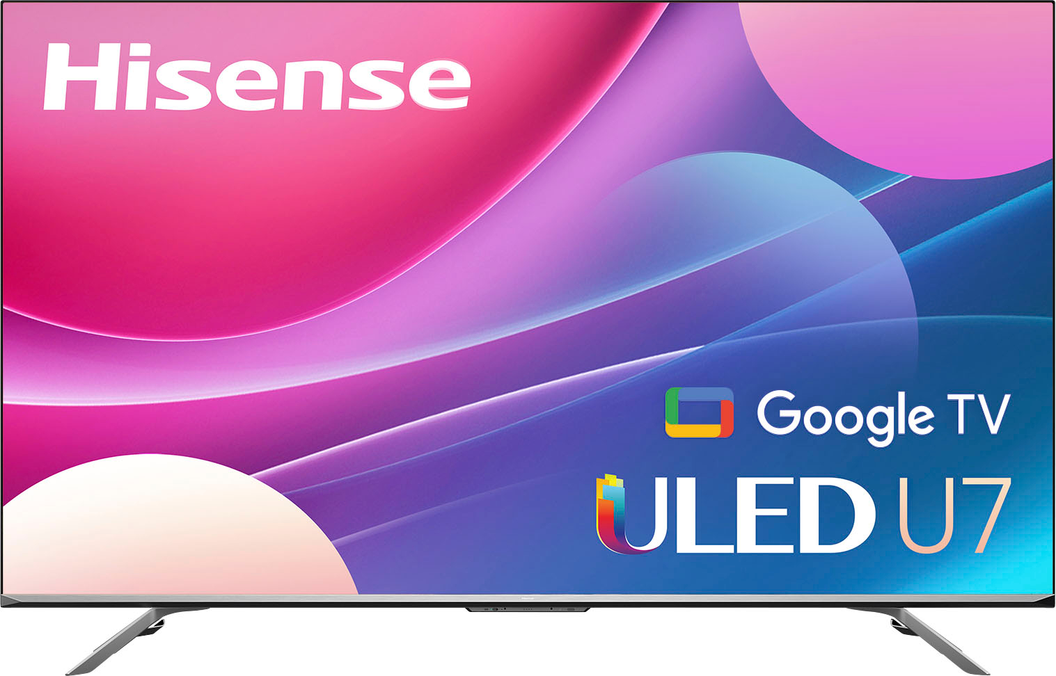Hisense ULED Premium U7H QLED Series 55-inch Class Quantum Dot Google 4K Smart TV $550