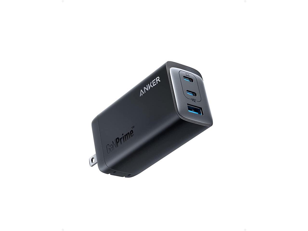 Anker 737 GaNPrime USB C Wall Charger 120W GaNPrime PPS 3-Port Fast Compact Foldable $66.49