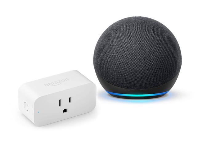 Amazon Echo Dot and Smart Plug Bundle + $10 GC $40