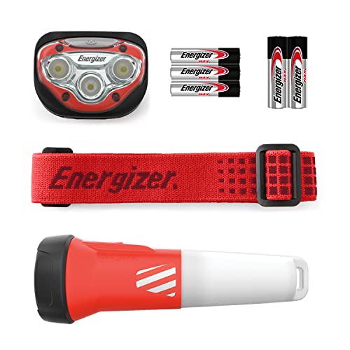 Energizer LED Headlamp + Flashlight PRO Safety Kit (Red) $12.83 AC; Rechargeable Spotlight / $18AC and more