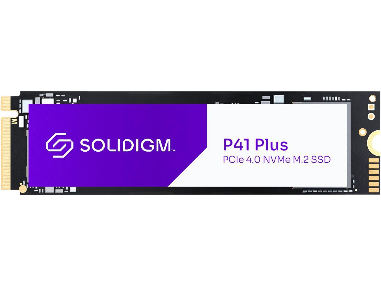 2TB Solidigm P41 Plus Series NVMe Gen4 SSD at Newegg $122