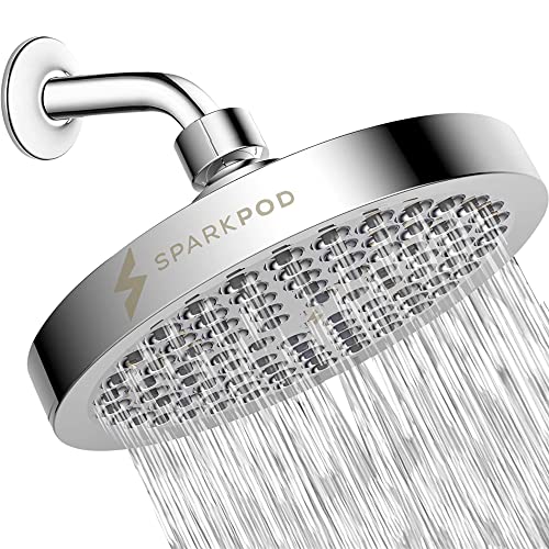 SparkPod Shower Head - High Pressure Rain (Chrome) $24
