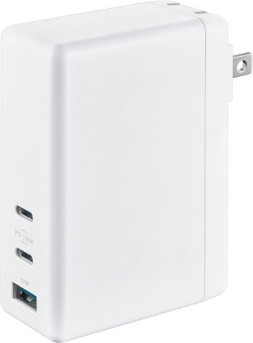 Insignia - 112W Wall Charger with 2 USB-C and 1 USB Port - White $37