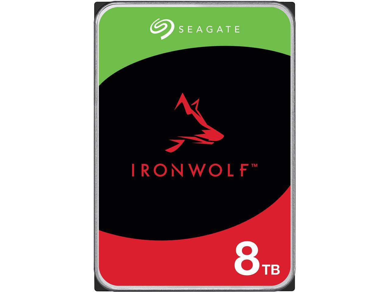 8TB Seagate IronWolf 3.5"  NAS  Hard Drive $130