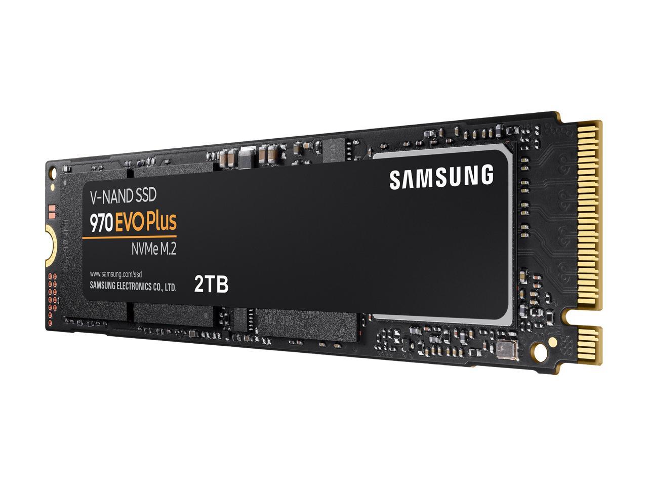 2TB Samsung 970 EVO Plus NVMe SSD $120 at Newegg