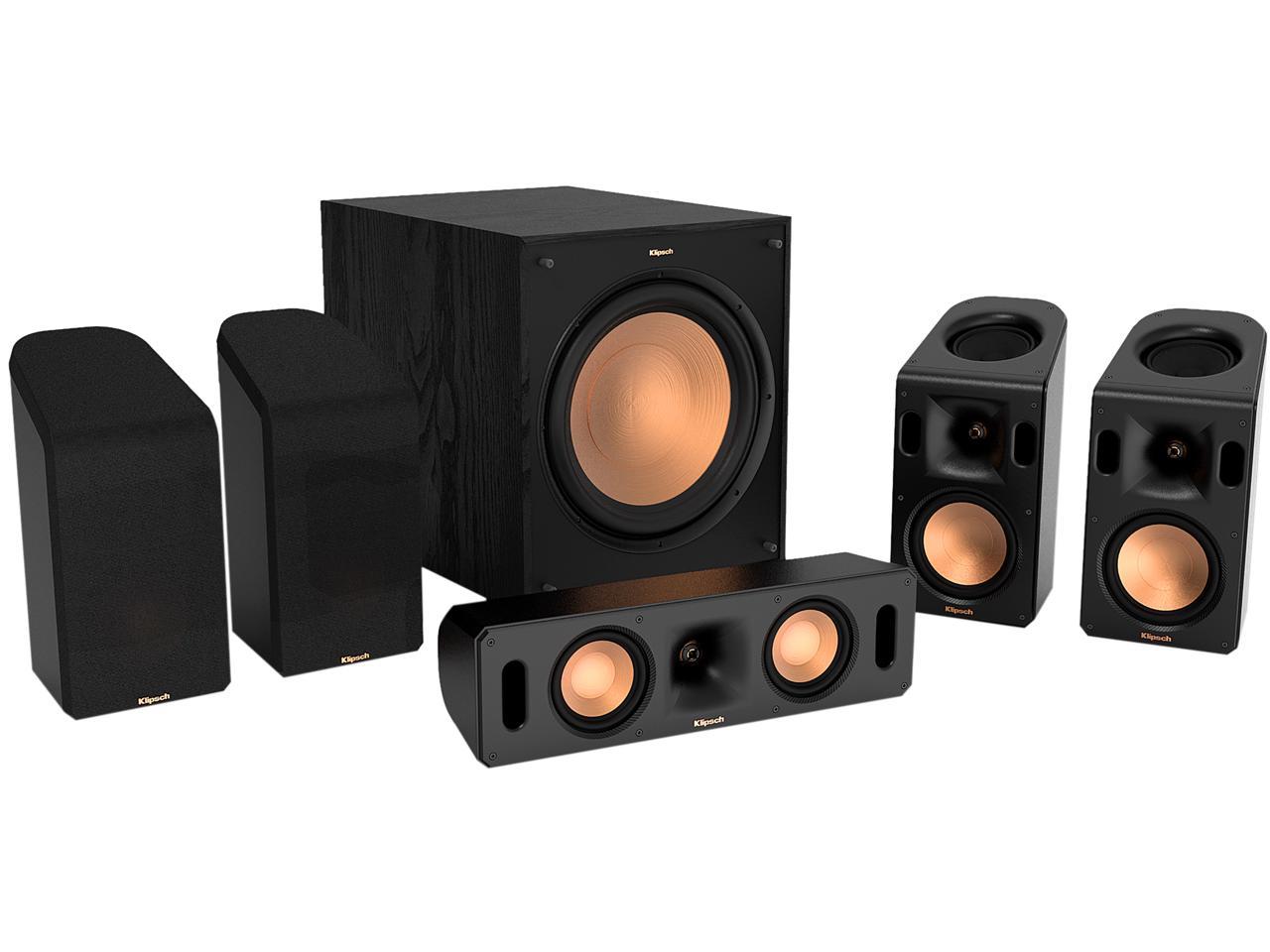 Klipsch Reference Cinema Dolby Atmos 5.1.4 Home Theater Speakers $348