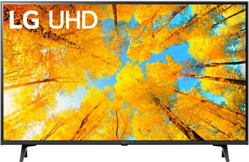 LG - 43” Class UQ75 Series LED 4K UHD Smart webOS TV $270