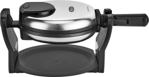 Bella - Non-Stick Rotating Belgian Waffle Maker - Stainless Steel $15