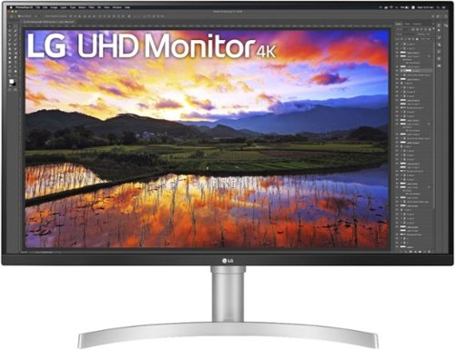 LG - 32" 32UN650-W UltraFine IPS UHD Monitor with FreeSync - White $350