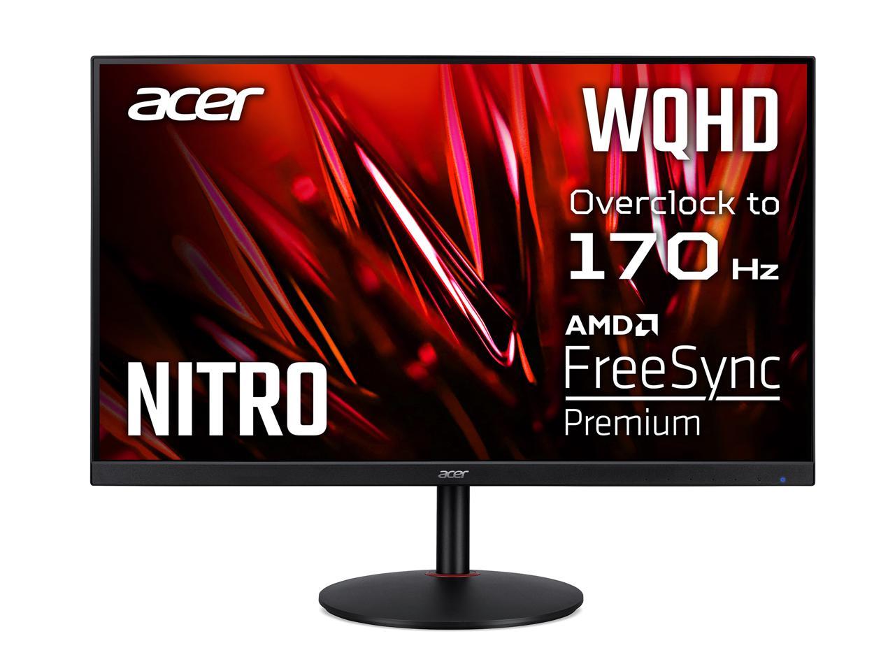 Acer 31.5" Nitro 144Hz IPS 2K Gaming Monitor 1ms FreeSync $210 at Newegg
