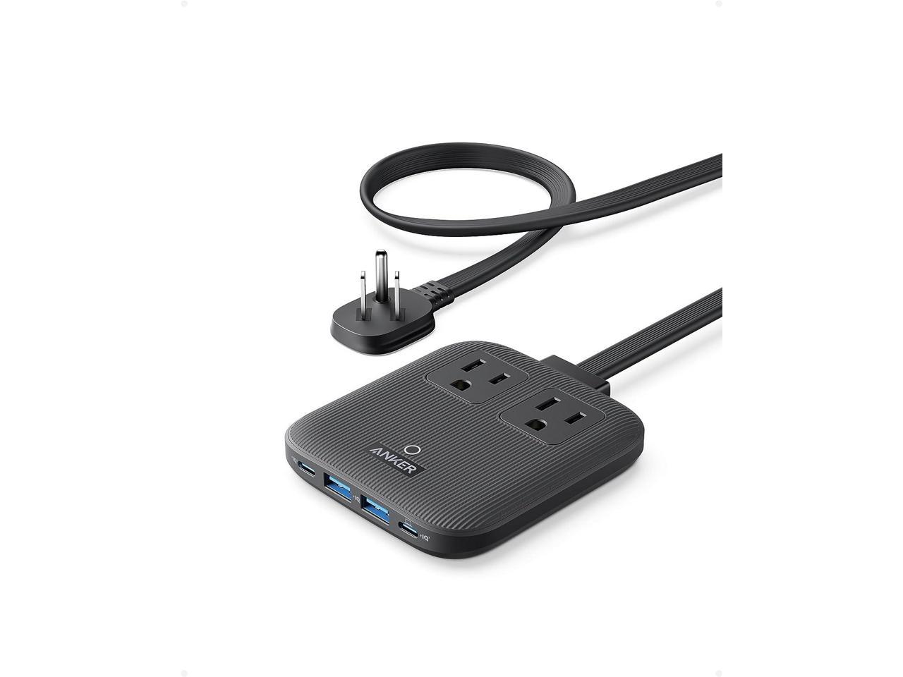 Anker Nano Charging Station, 6-in-1 USB C Power Strip 67W Max with Flat Plug and 5ft Thin Extension Cord $52.79