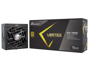 Seasonic VERTEX GX-1200, 1200W 80+ Gold, ATX 3.0 / PCIe 5.0 Compliant, Full Modular Power Supply $210