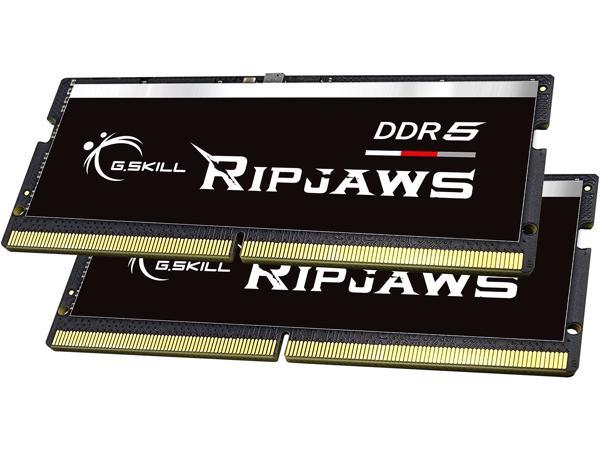 64GB (2x 32) G.SKILL Ripjaws DDR5 5600 SO-DIMM Laptop RAM Kit $160