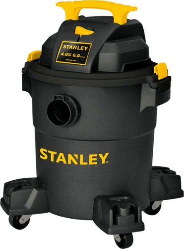 Stanley Wet/Dry Vacuum, 6 Gallon, 4 Horsepower Black SL18116P $40