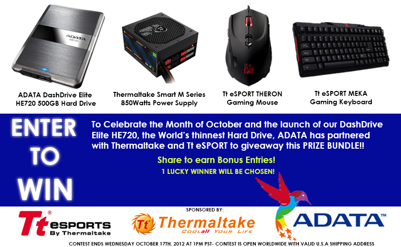 AData Oktoberfest Giveaway (FB, 17+) ~10/17