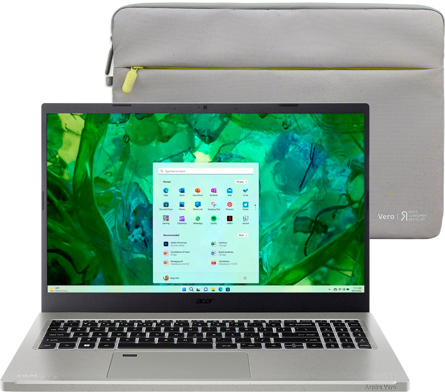 Acer Aspire Vero Laptop 15.6" FHD IPS, i5-1335U, 8GB LPDDR5, 512GB SSD @BestBuy $330