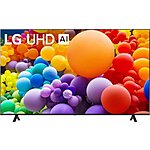 LG 75” Class UT70 Series LED 4K UHD Smart webOS TV (2024) $475