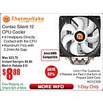 Thermaltake Contac 12 120mm Silent CPU Cooler $8.88 AR @Frys