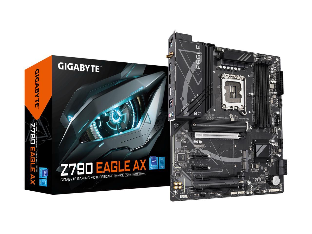 Gigabyte Z790 Eagle AX Motherboard  @Newegg $190 (combo w/ Intel i7-14700K Processor + 2TB WD_Blue SN580 SSD $618)