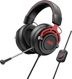 AOC GH300 USB Gaming Headset with RGB-LED Gaming Headset with Detachable Mic @Newegg $18