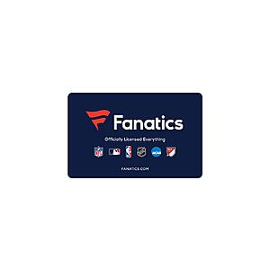 Fanatics 1 - $50 eGift Card