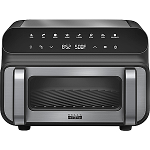 10.5-qt Bella Pro Series 5-in-1 Indoor Grill & Air Fryer (Black) $80