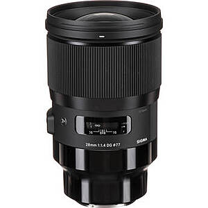 Sigma 28mm f/1.4 DG HSM Art Lens (Sony E) $449