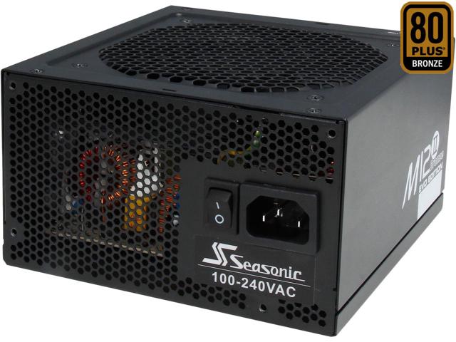 SeaSonic M12II 620 Bronze 80+ Bronze Modular Power Supply $40AR