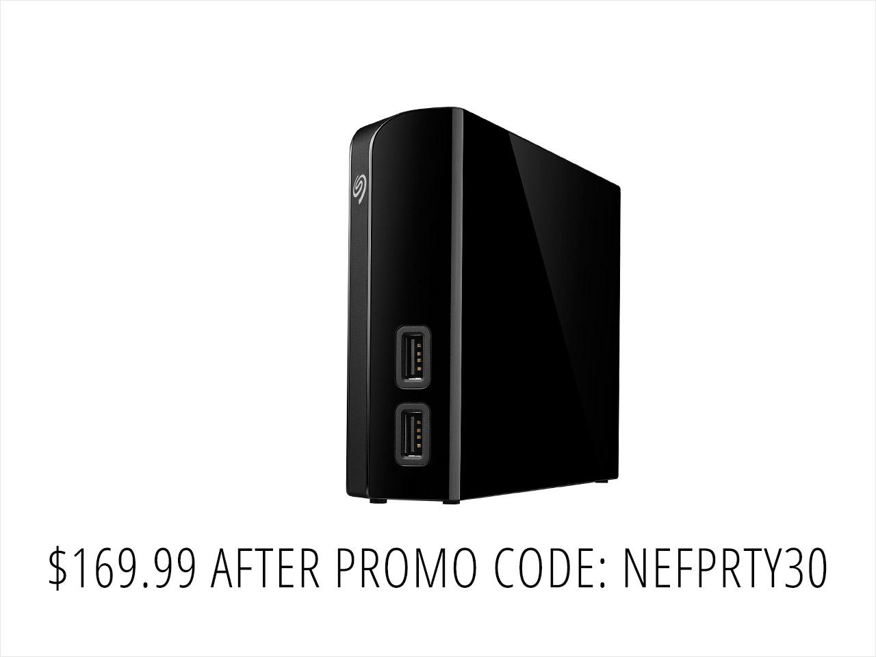 Seagate Backup Plus Hub 8TB External Desktop Hard Drive Storage (STEL8000100) $170AC