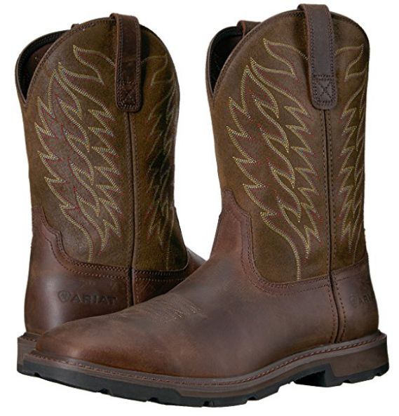 ariat groundbreaker square toe steel toe