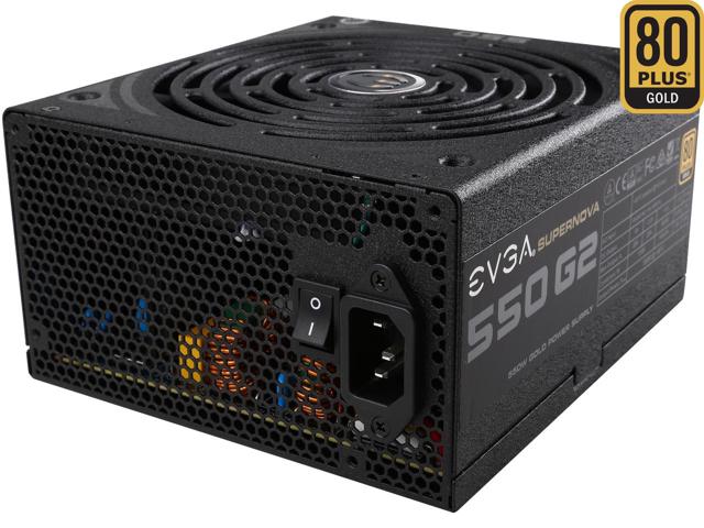 550W EVGA SuperNOVA 550 G2 80Plus Gold Certified Full Modular Power Supply $60AR