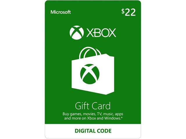 Microsoft Xbox Gift Card $22 US (Email Delivery) $20