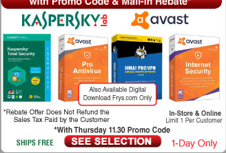 Avast Pro Antivirus 2018 Hma Vpn Or Internet Security Free After Rebate Kaspersky Total See Deal
